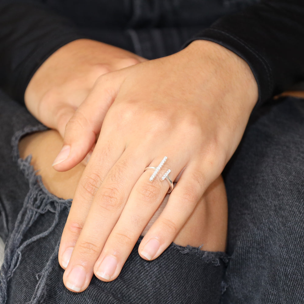 Bague argent 925 / zirconia