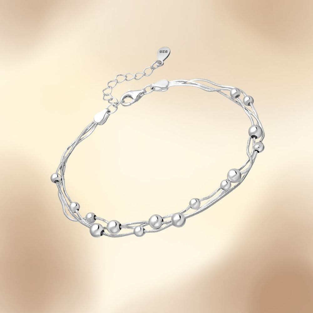 Bracelet argent 925 multi boules 