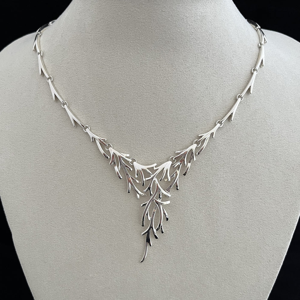 Collier en argent 925 en forme de branches