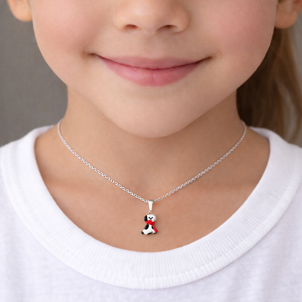 Pendentif animal pour enfant en argent 925 rhodié