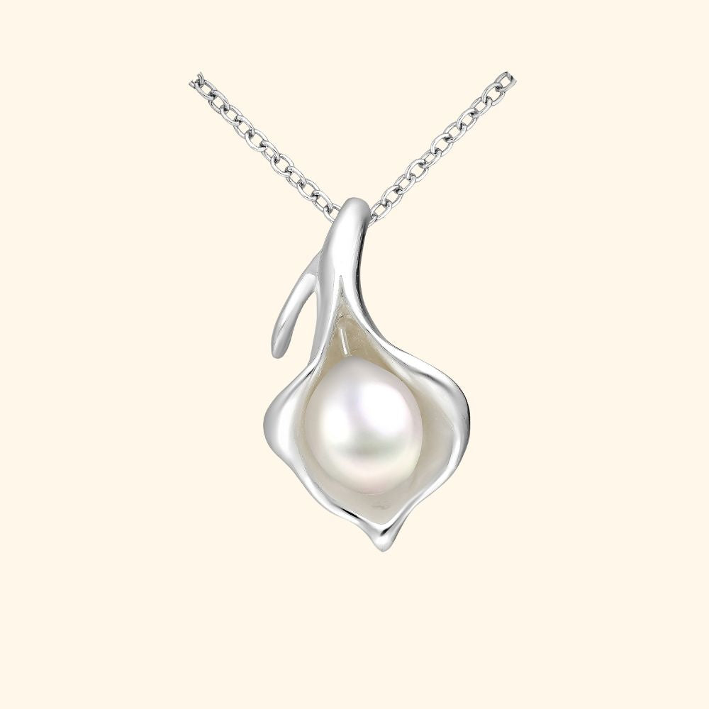 Pendentif en argent 925 avec perle d’eau douce